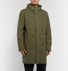 Norse Projects - Elias Cambric Cotton Hooded Parka With Detachable Fleece Liner - Green
