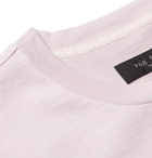 rag & bone - Embroidered Cotton-Jersey T-Shirt - Lilac
