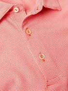 Peter Millar - Jubilee Striped Stretch-Jersey Golf Polo Shirt - Pink