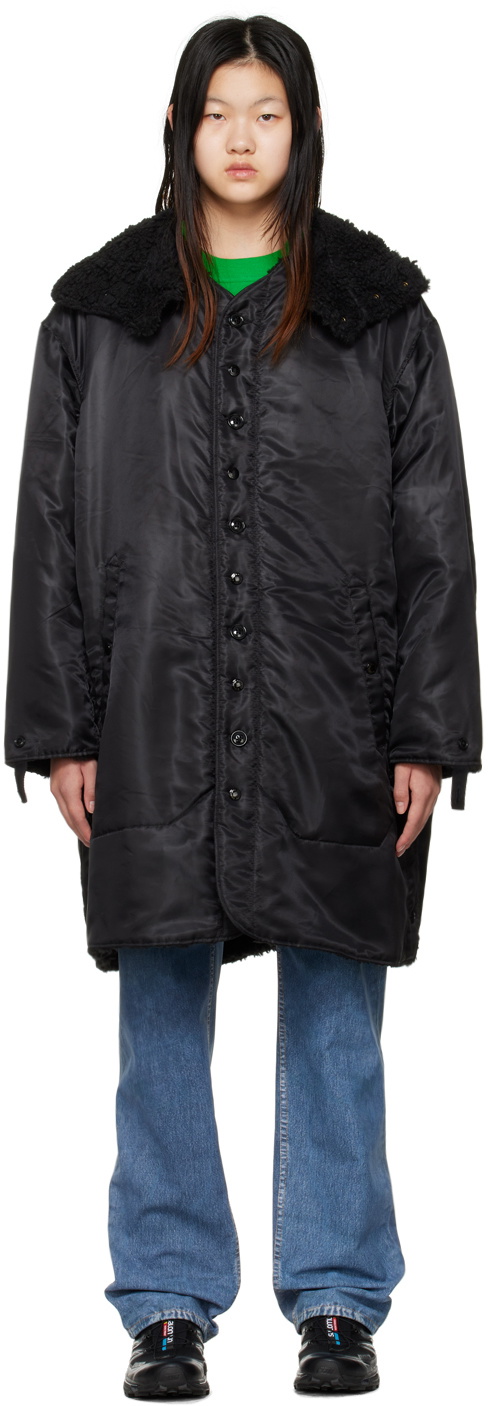 Engineered Garments Black Liner Coat