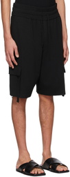 ANDREĀDAMO SSENSE Exclusive Black Viscose Shorts