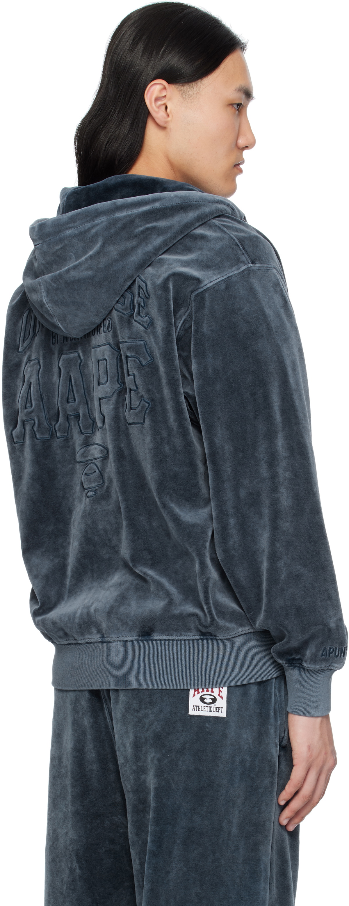 AAPE by A Bathing Ape Navy AAPE Injection Hoodie