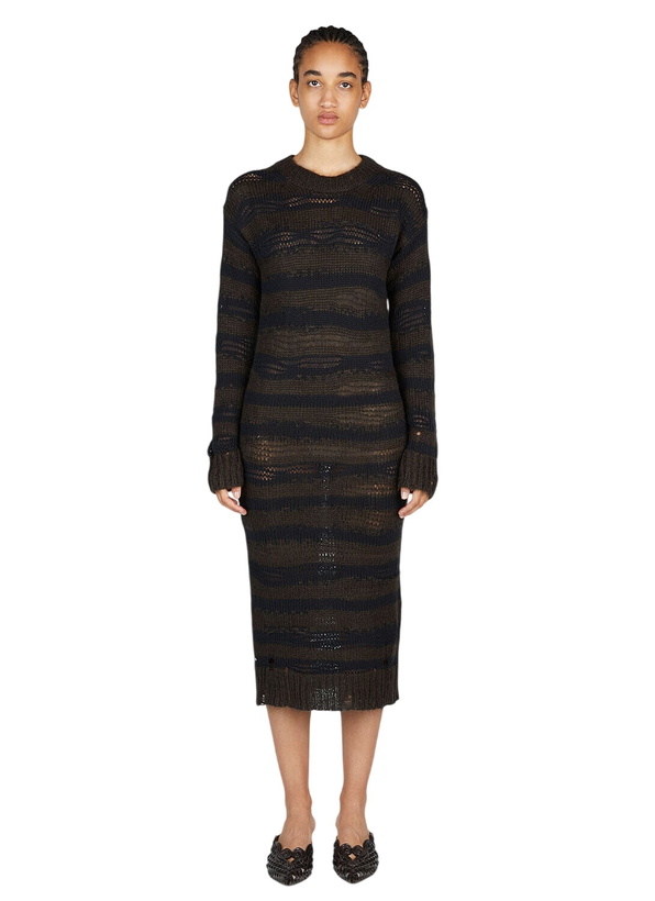 Photo: Acne Studios Ladder Knit Midi Dress