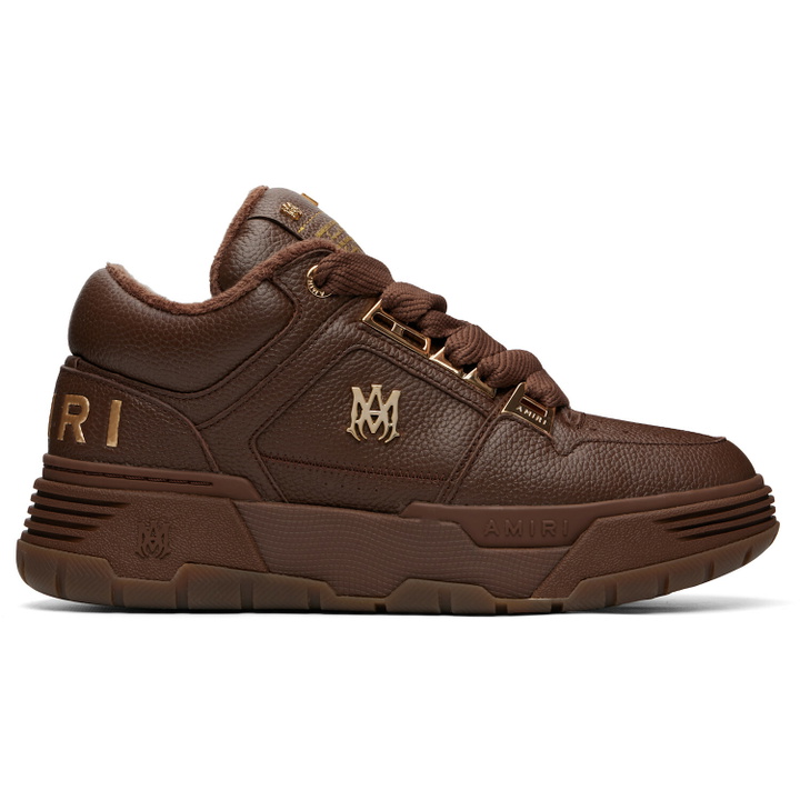 Photo: AMIRI Brown Metallic MA-1 Sneakers
