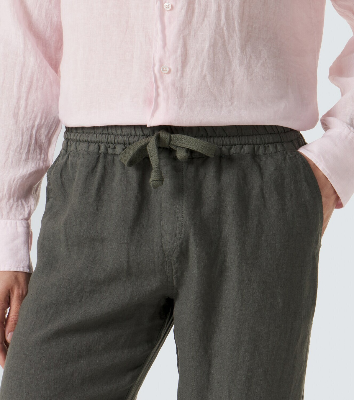 Fedeli Linen straight pants