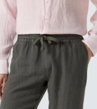 Fedeli Linen straight pants