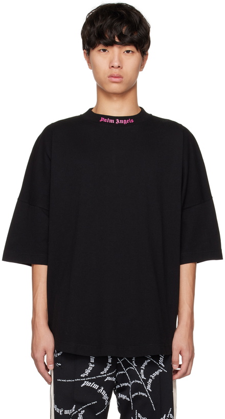 Photo: Palm Angels Black Oversized T-Shirt