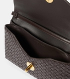 Bottega Veneta Knot Lock Intrecciato leather crossbody bag