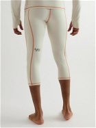 Aztech Mountain - Next To Skin Logo-Print Stretch-Jersey Ski Tights - Gray