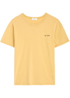 Second Layer Printed Cotton T-shirt Yellow