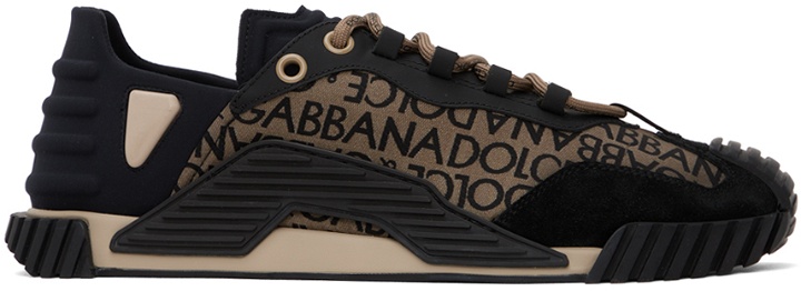 Photo: Dolce & Gabbana Brown & Black NS1 Sneakers