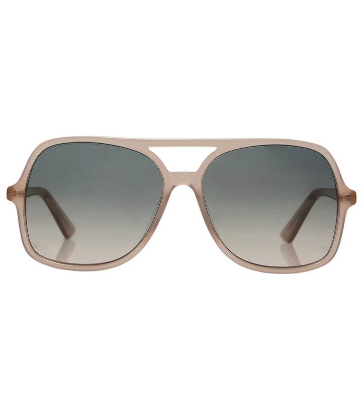 Chloe Gold and Pink Carlina Petite Sunglasses Chloe display picture 3