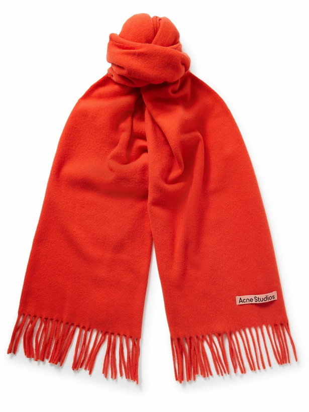 Photo: Acne Studios - Canada Narrow Fringed Wool Scarf