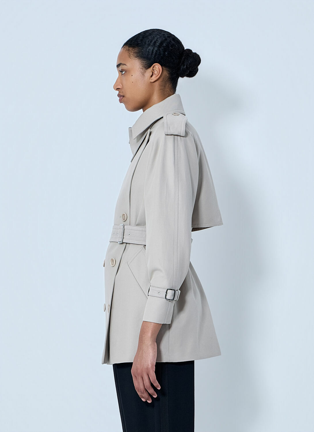 Max Mara Double-Breasted Trench Coat
