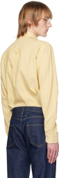 Maison Margiela Yellow Irregular Stripe Shirt