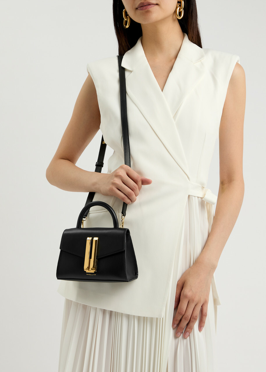 Demellier Montreal Nano Leather top Handle bag - Black - One Size