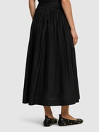 LOULOU STUDIO Artemis Cotton & Silk Long Skirt