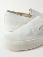 Common Projects - Suede Slip-On Sneakers - White