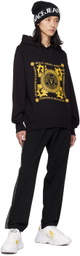 Versace Jeans Couture Black V-Emblem Hoodie