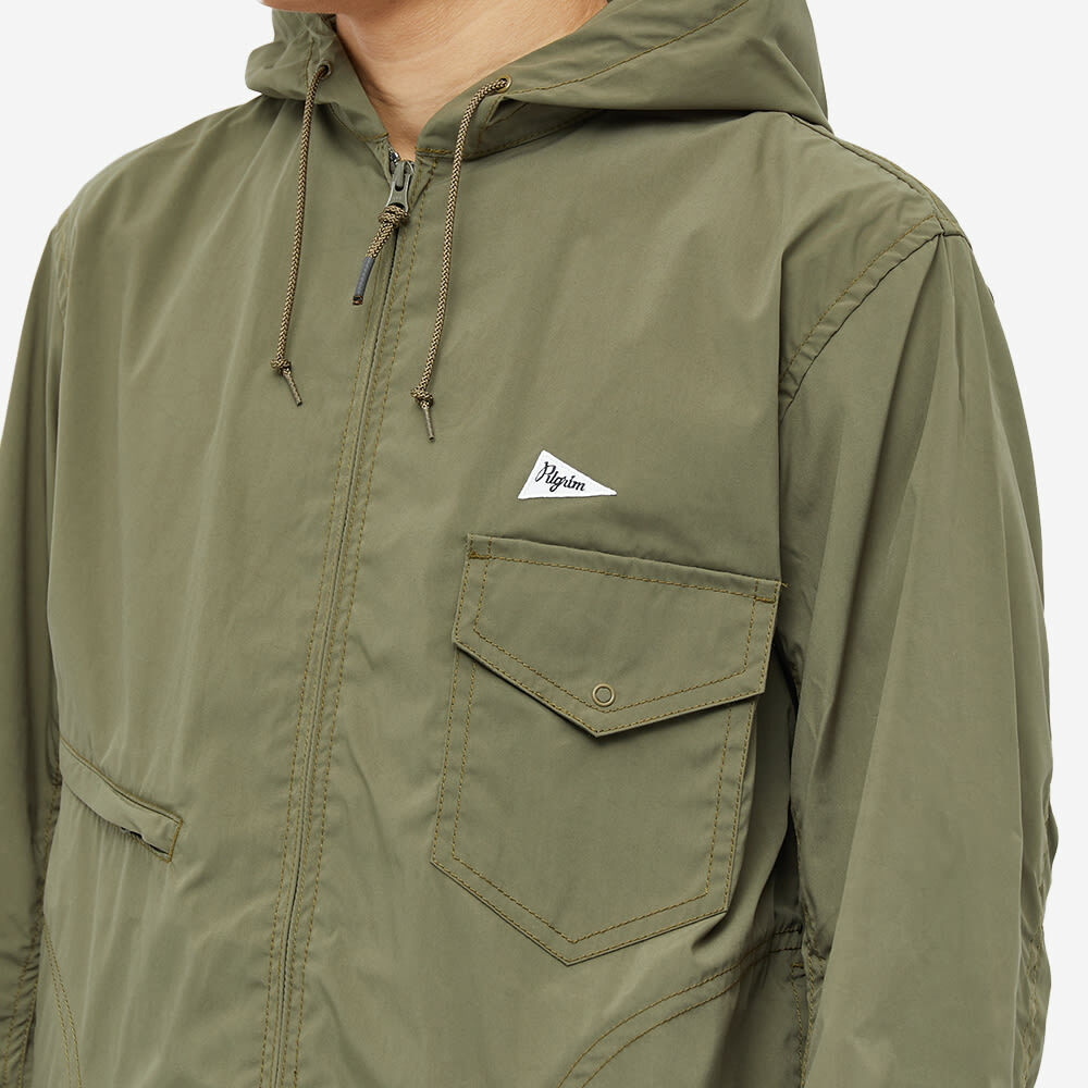 Pilgrim Surf + Supply Men's Russel Zip Parka Jacket in Olive