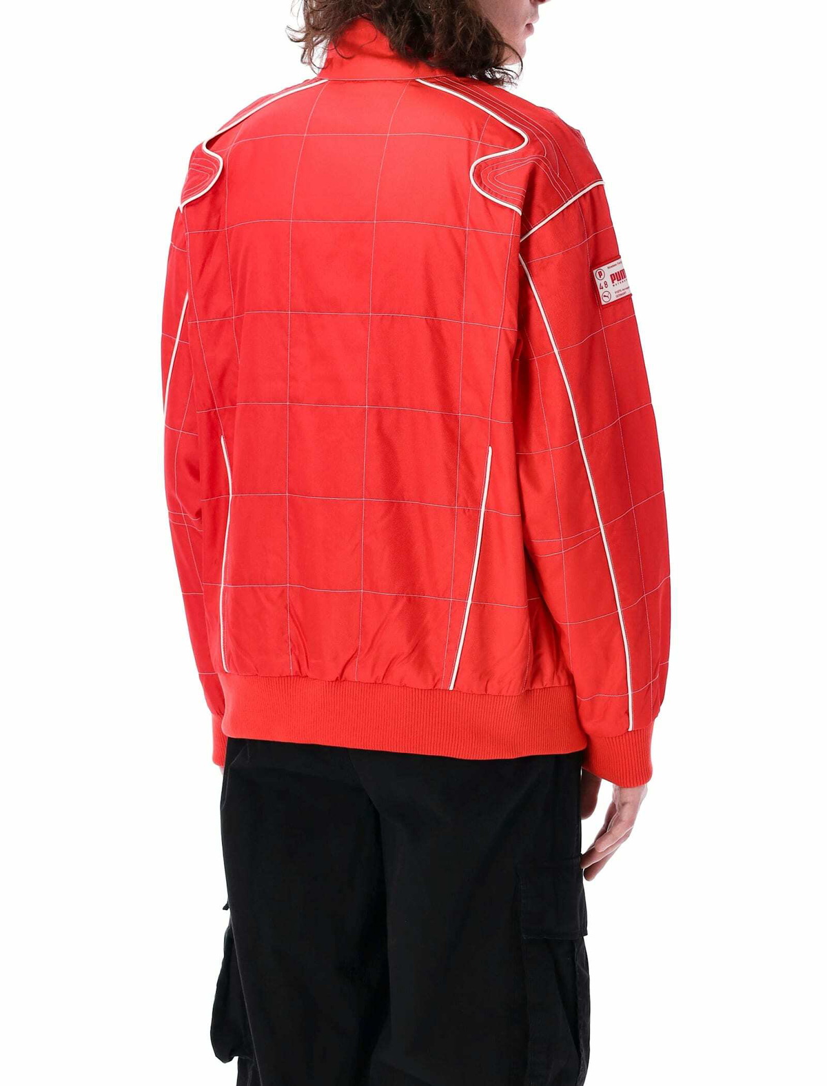 ★PUMA★ Archive Seasonal Relaxed Racer Jacket Red 62991411 #FAFAFA