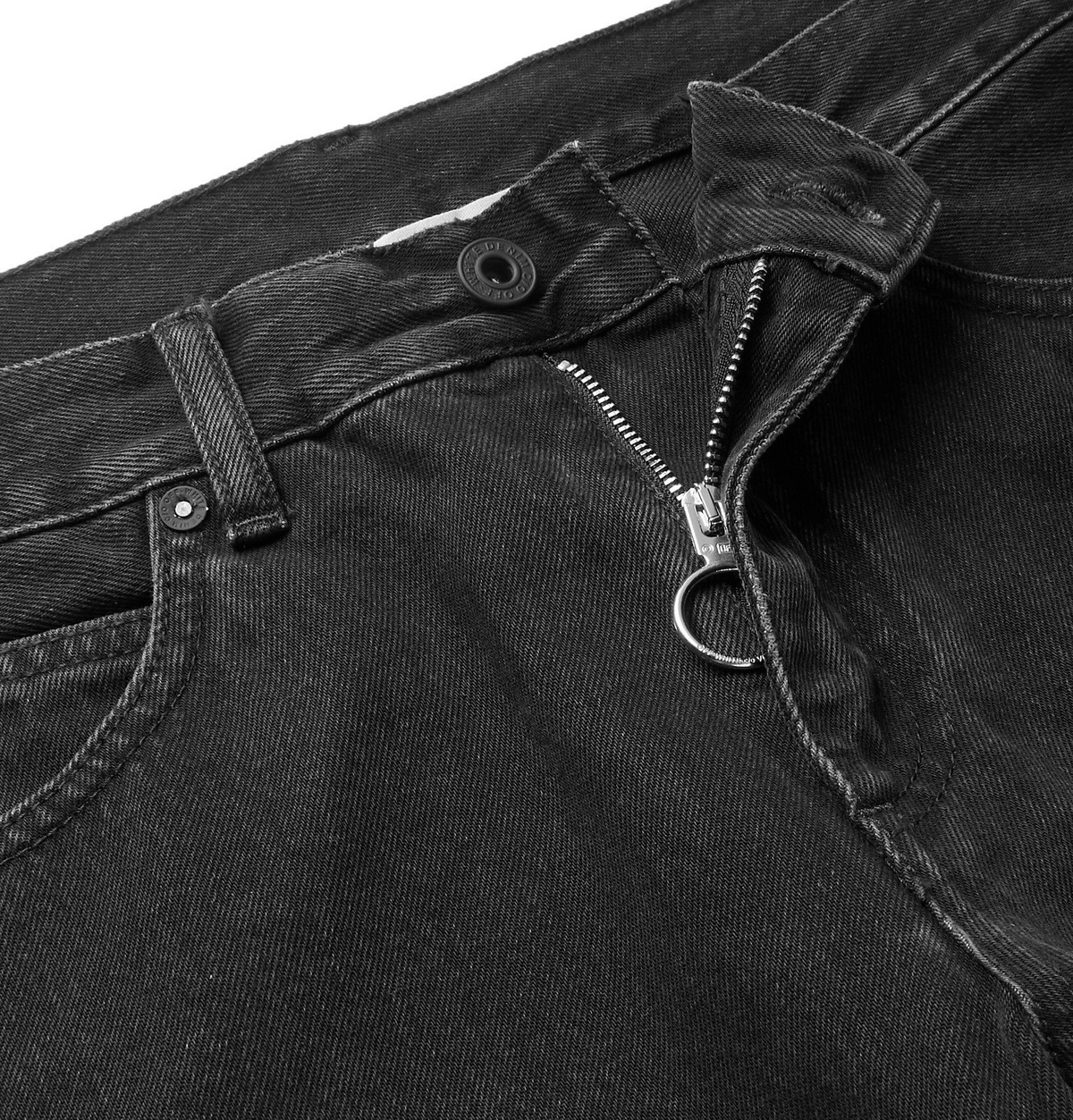 Off-White - Undercover Slim-Fit Logo-Print Denim Jeans - Black Off