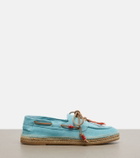 Aquazzura Seafarer beaded suede espadrilles