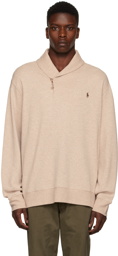 Polo Ralph Lauren Beige Shawl Collar Sweater