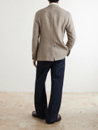 Slowear - Cotton, Wool and Cashmere- Blend Jacquard Blazer - Neutrals