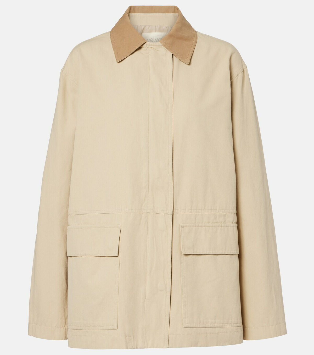 Velvet Rosa cotton gabardine jacket
