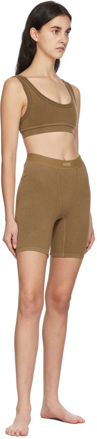 SKIMS Outdoor Seamed Bike Shorts NWT Tan - $20 (62% Off Retail) New With  Tags - From Ali