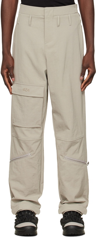 Photo: 424 Beige Nylon Trousers