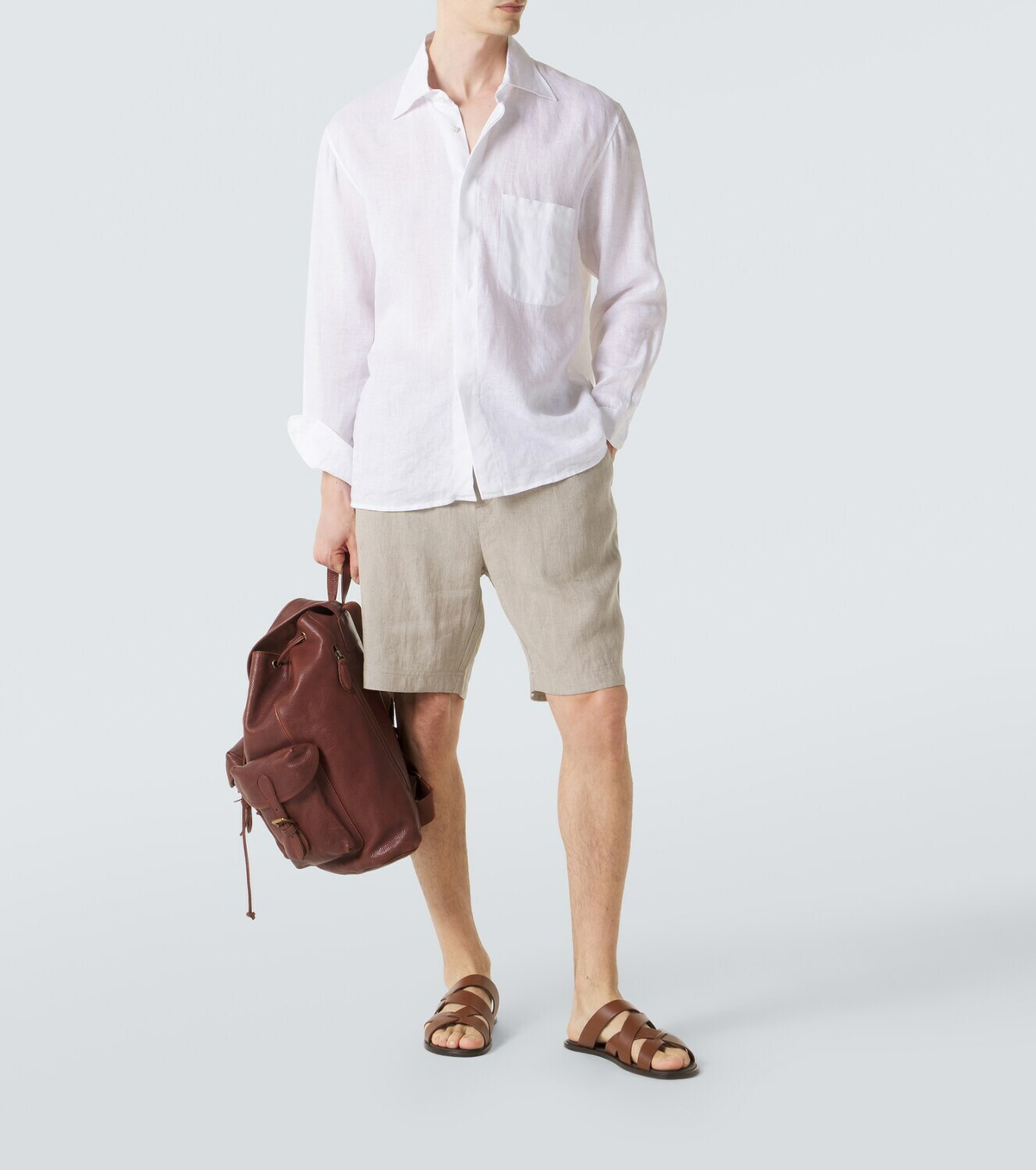 Sunspel Linen shorts