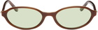 BONNIE CLYDE Brown Baby Sunglasses