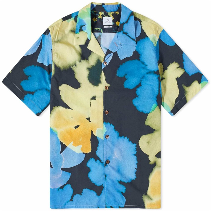 Photo: Paul Smith Men's Floral Vacation Shirt in Black