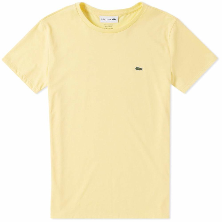 Photo: Lacoste Classic Fit Tee Yellow