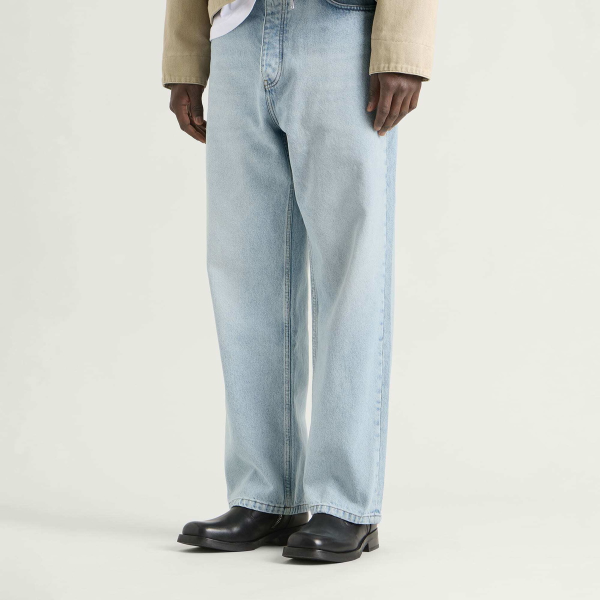 Ronning Men's Classic Denim Jeans in Vintage Blue