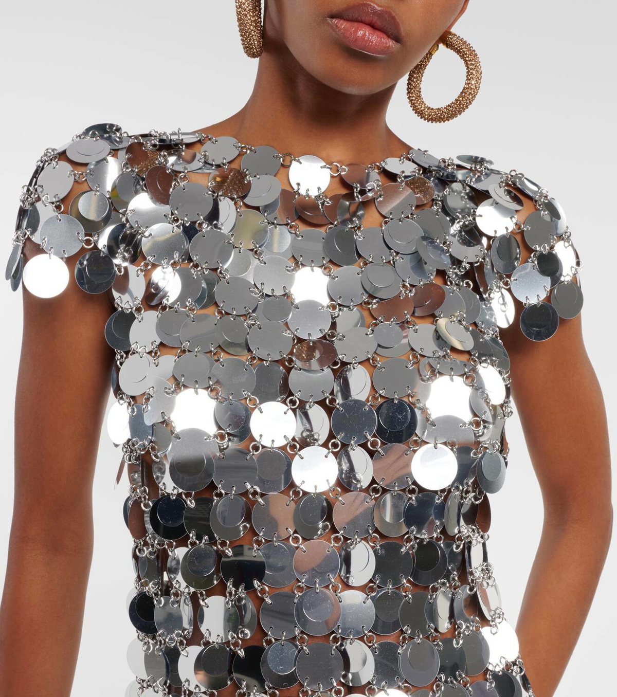 Rabanne Sequined minidress