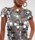 Rabanne Sequined minidress
