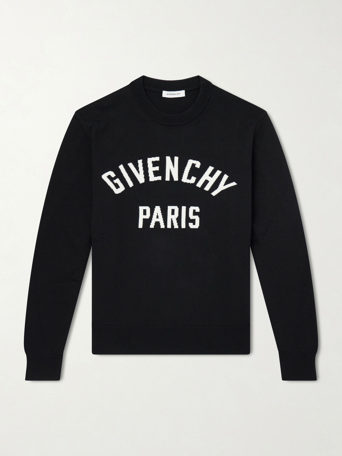 Givenchy - Knitted Cotton-Blend Sweater - Black