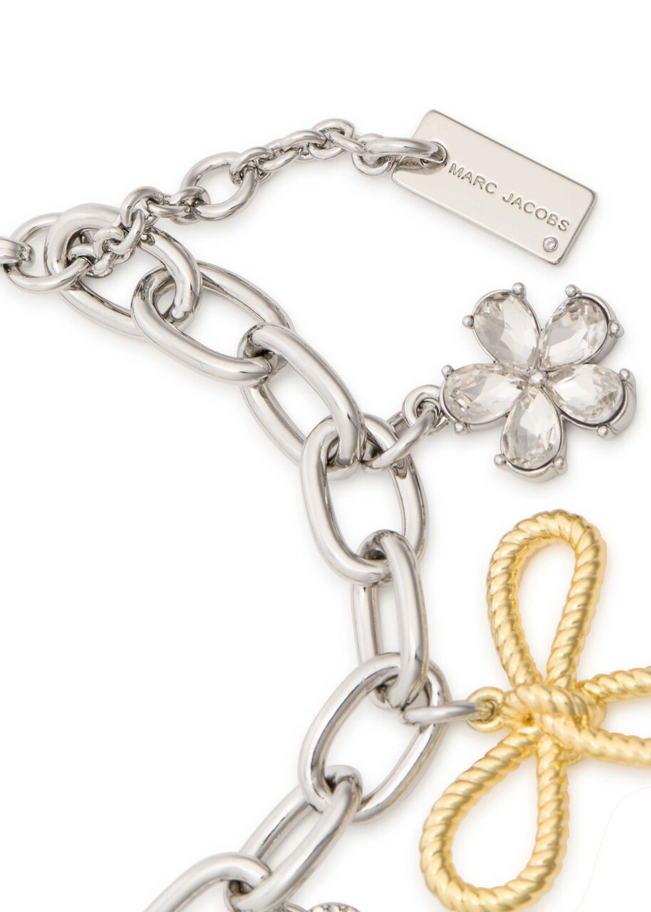 Marc Jacobs Grunge Glam Charm Bracelet - Silver - One Size