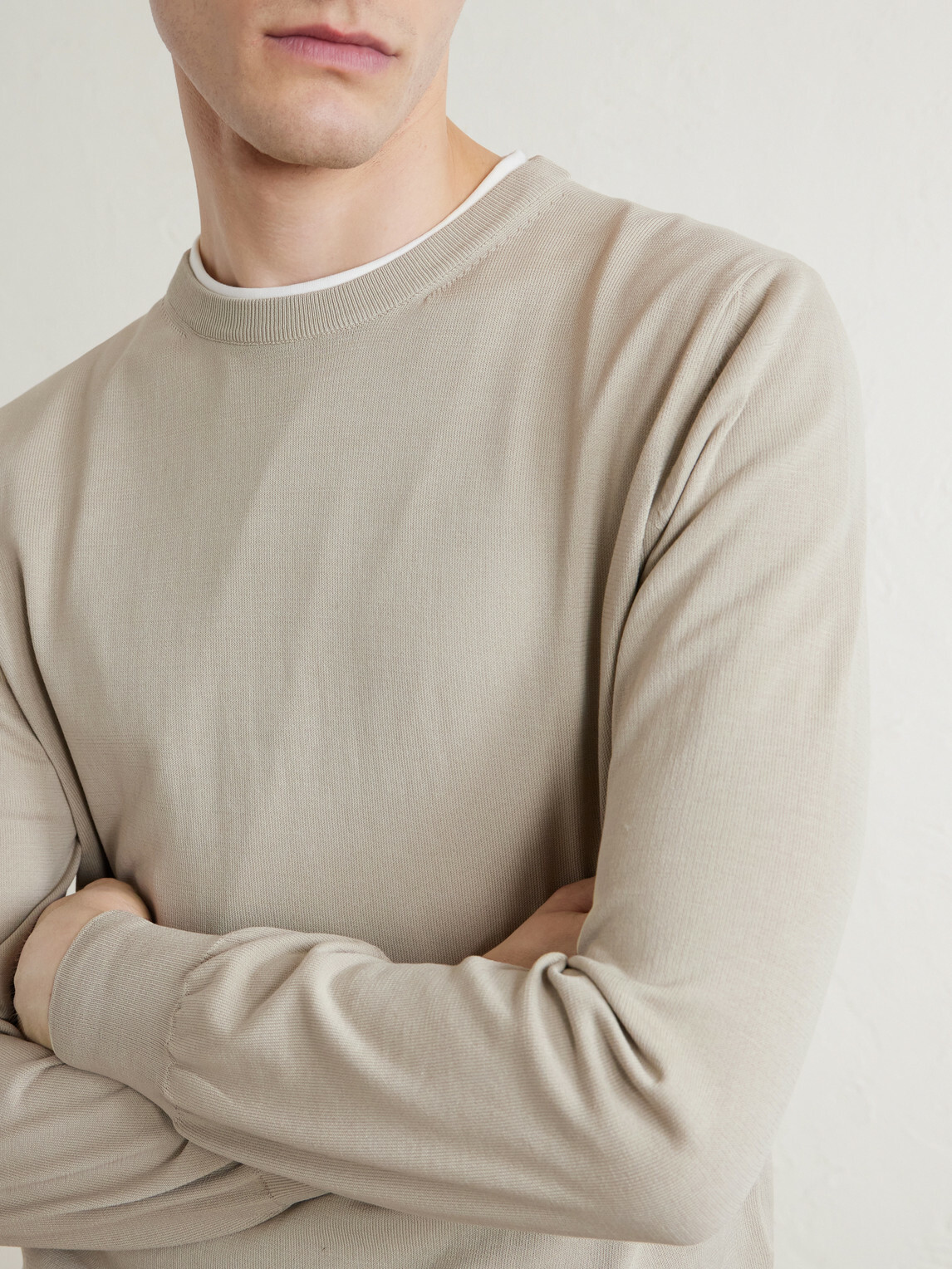 Canali - Cotton Sweater - Neutrals