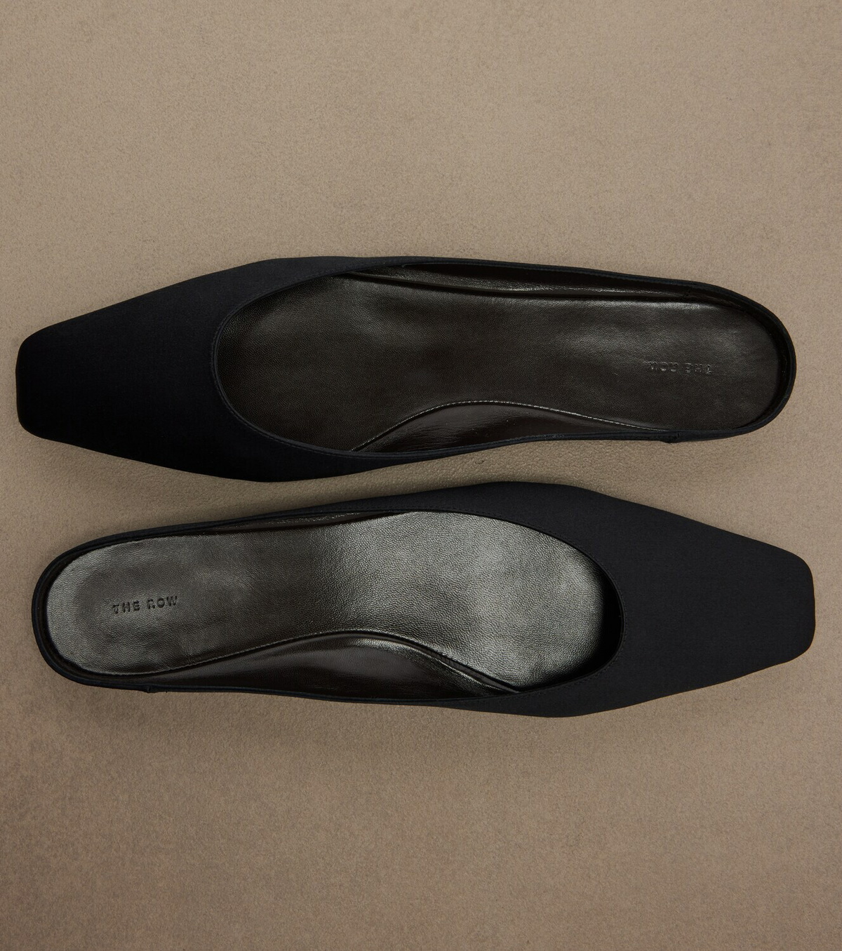 The Row June satin mules