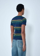 Miu Miu Striped Cotton Jersey T-Shirt