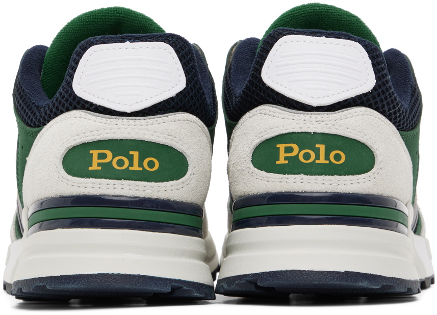 Polo Ralph Lauren Navy & Beige Trackster 200 Sneakers Polo  display picture 1