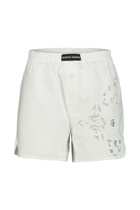Marine Serre Short In Regenerated Household Linen