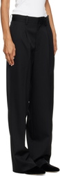 ssstein Black Straight Trousers