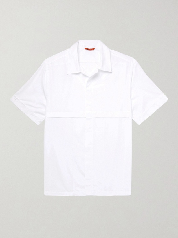 Photo: BARENA - Cotton-Poplin Shirt - White