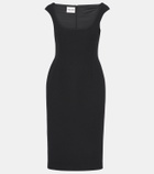 Miu Miu Scoop-neck midi dress
