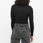 Good American Women's The Coverup Turtleneck Bodysuit in Black
